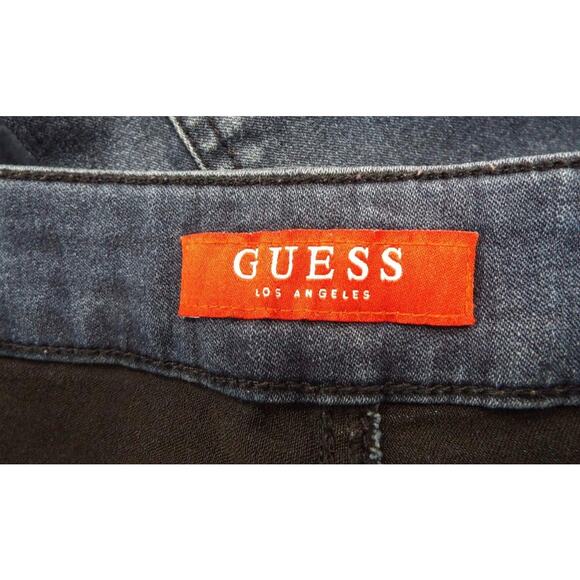 Guess LA Stretch Skinny Jeans High Waist Jeggings SZ.  27- 28 MED Blue Wash EUC - Picture 3 of 10